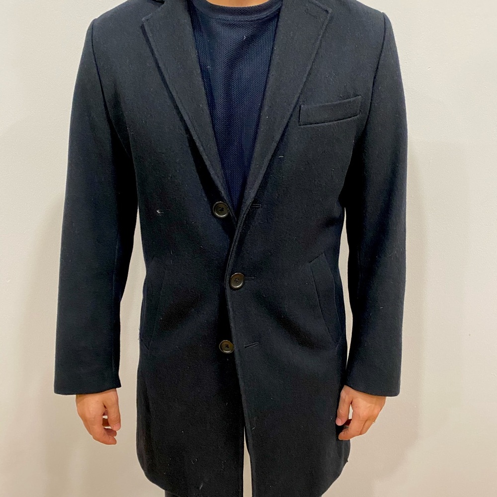 Banana republic men’s overcoat size large